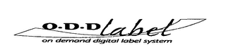 ODD LABEL ON DEMAND DIGITAL LABEL SYSTEM logo