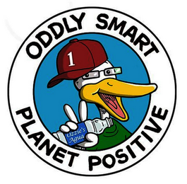 ODDLY SMART PLANET POSITIVE 1 OZZIE'S AGUA logo
