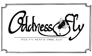 ODDNESS FLY FLY CO. SINCE 1982 .LLC logo