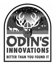 ODIN'S INNOVATIONS BETTER THAN YOU FOUND IT logo