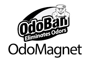 ODOBAN ELIMINATES ODORS ODOMAGNET logo