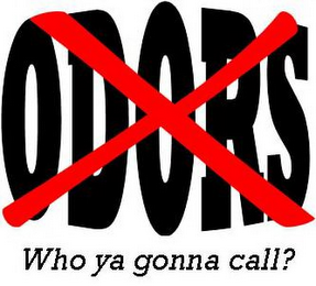 ODORS WHO YA GONNA CALL? logo