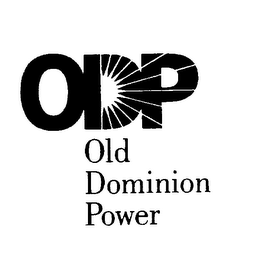 ODP OLD DOMINION POWER logo