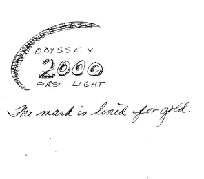 ODYSSEY 2000 FIRST LIGHT logo