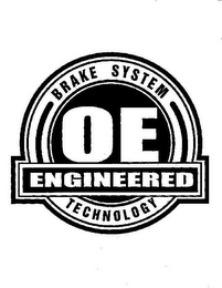 OE ENGINEERED BRAKE SYSTEM TECHNOLOGY logo