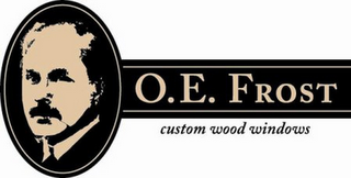 O.E. FROST CUSTOM WOOD WINDOWS logo