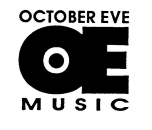 OE OCTOBER EVE MUSIC logo