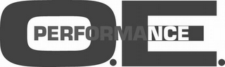O.E. PERFORMANCE logo