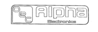 OEC ALPHA ELECTRONICS logo