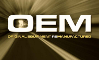 OEM ORIGINAL EQUIPMENT REMANUFACTURED logo