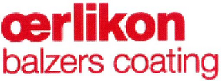 OERLIKON BALZERS COATING logo