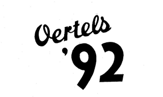 OERTELS '92 logo