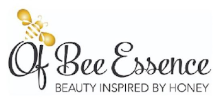 OF BEE ESSENCE BEAUTY INSPIRED BY HONEY logo