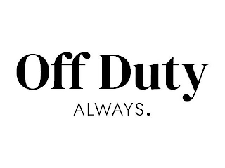 OFF DUTY ALWAYS. logo