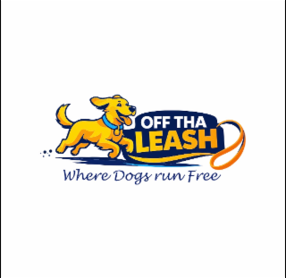 OFF THA LEASH WHERE DOGS RUN FREE logo