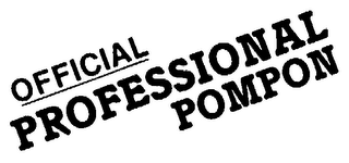 OFFICAL PROFESSIONAL POMPON logo