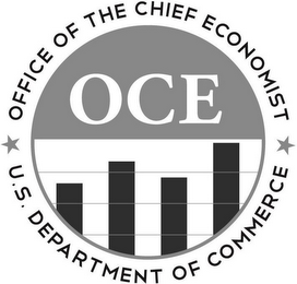 OFFICE OF THE CHIEF ECONOMIST OCE U.S. DEPARTMENT OF COMMERCE logo