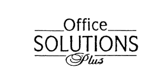 OFFICE SOLUTIONS PLUS logo