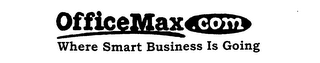 OFFICEMAX.COM WHERE SMART BUSINESS IS GOING logo