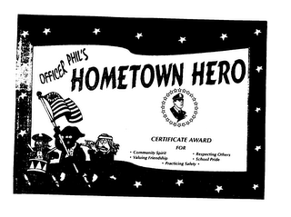 OFFICER PHIL'S HOMETOWN HERO logo