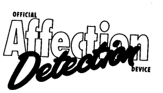 OFFICIAL AFFECTION DETECTION DEVICE logo
