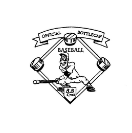 OFFICIAL BOTTLECAP BASEBALL BB