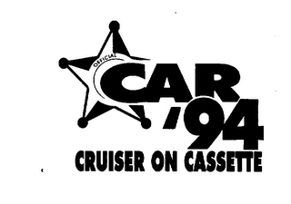 OFFICIAL CAR '94 CRUISER ON CASSETTE logo