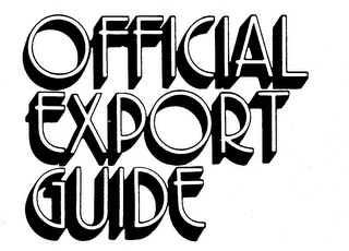 OFFICIAL EXPORT GUIDE logo