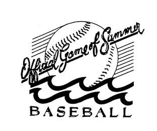 OFFICIAL GAME OF SUMMER BASEBALL logo