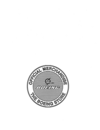 OFFICIAL MERCHANDISE, THE BOEING STORE, BOEING logo