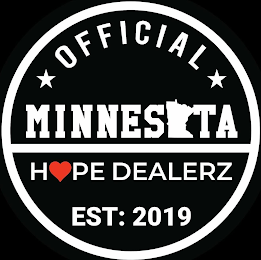 OFFICIAL MINNESOTA HOPE DEALERZ EST: 2019 logo