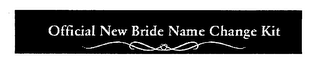 OFFICIAL NEW BRIDE NAME CHANGE KIT logo