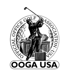 OFFICIAL OFFICE GOLF ASSOCIATION OOGA USA logo