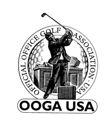 OFFICIAL OFFICE GOLF ASSOCIATION OOGA USA logo