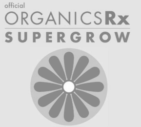 OFFICIAL ORGANICS RX SUPERGROW logo