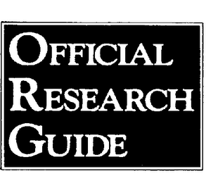 OFFICIAL RESEARCH GUIDE logo