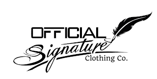 OFFICIAL SIGNATURE CLOTHING CO. logo