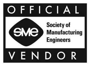 OFFICIAL SME SOCIETY OF MANUFACTURING ENGINEERS VENDOR logo