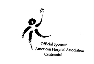OFFICIAL SPONSOR AMERICAN HOSPITAL ASSOCIATION CENTENNIAL logo