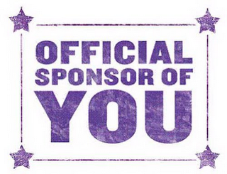 OFFICIAL SPONSOR OF YOU logo