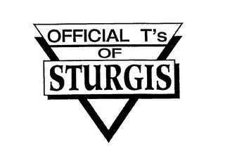 OFFICIAL T'S OF STURGIS logo