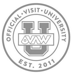 OFFICIAL · VISIT · UNIVERSITY U OVAW EST. 2011 logo