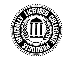 OFFICIALLY LICENSED COLLEGIATE PRODUCTS logo