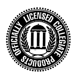 OFFICIALLY LICENSED COLLEGIATE PRODUCTS logo
