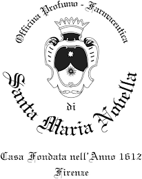 OFFICINA PROFUMO - FARMACEUTICA DI SANTA MARIA NOVELLA CASA FONDATA NELL'ANNO 1612 FIRENZE logo