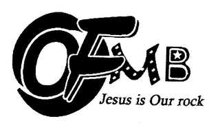 OFMB JESUS IS OUR ROCK logo