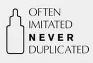 OFTEN IMITATED NEVER DUPLICATED logo