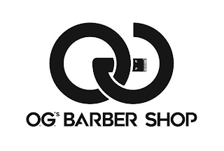 OG O.G.'S BARBER SHOP logo