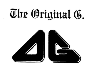 OG THE ORIGINAL G. logo