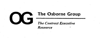 OG THE OSBORNE GROUP THE CONTRACT EXECUTIVE RESOURCE logo